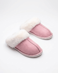 Warm Faux Suede Fur Slippers for Women – Fluffy Indoor Home Slides