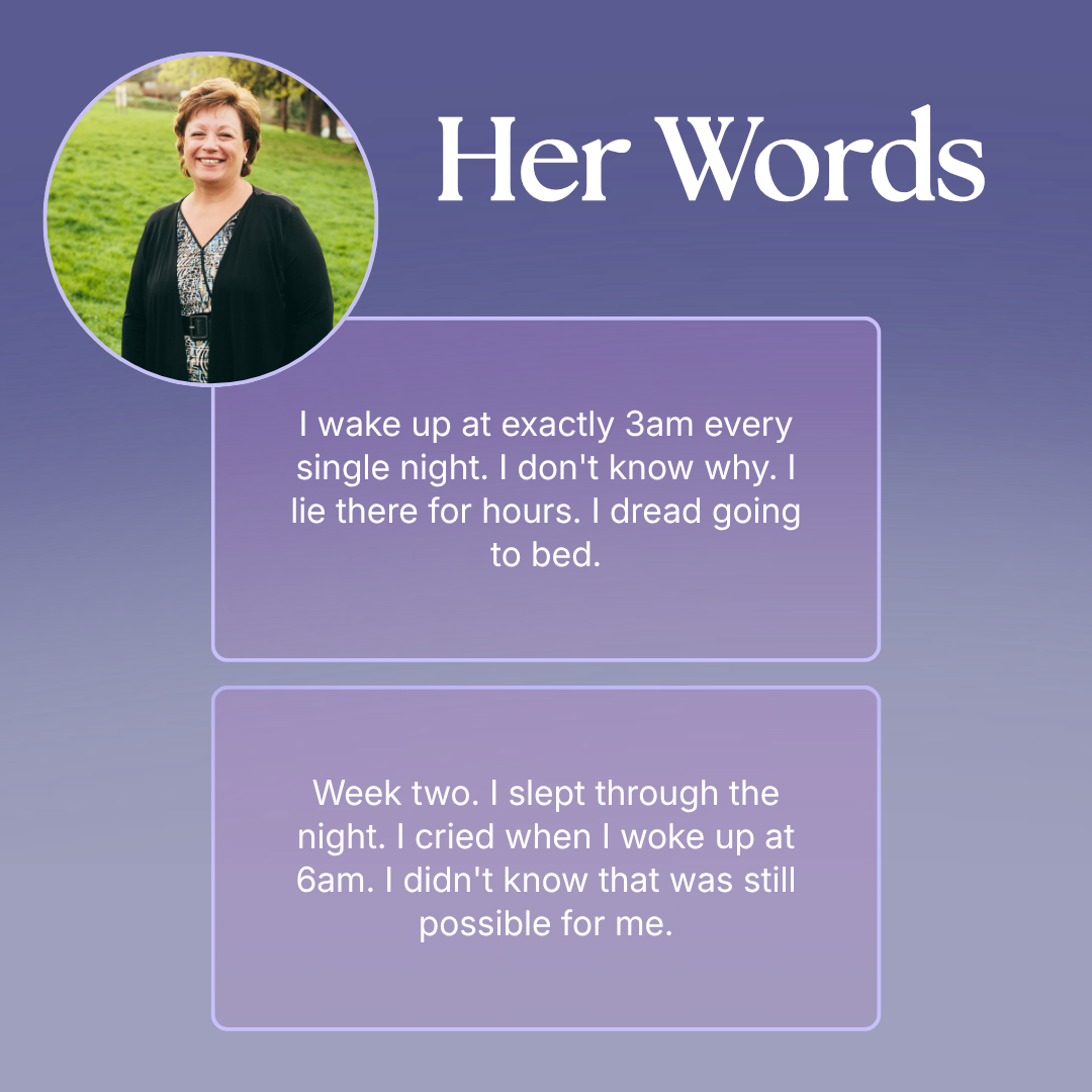 Better Dreams | For the Sleep That Changed When Your Body Did