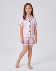 Kids Summer Pajama Set – Short Sleeve Top & Comfy Shorts Sleepwear for Boys and Girls
