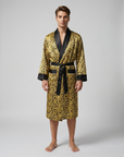 Men’s Robe – Luxurious Paisley Pattern Sleepwear