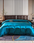Mulberry Silk Duvet Cover – Seamless, Luxurious, Breathable & Hypoallergenic Bedding for Restful Sleep