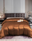 Mulberry Silk Duvet Cover – Seamless, Luxurious, Breathable & Hypoallergenic Bedding for Restful Sleep