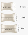 Mulberry Silk Pillowcases – Soft, Breathable, Anti-Frizz Luxury Pillow Covers - Silken & Dreams