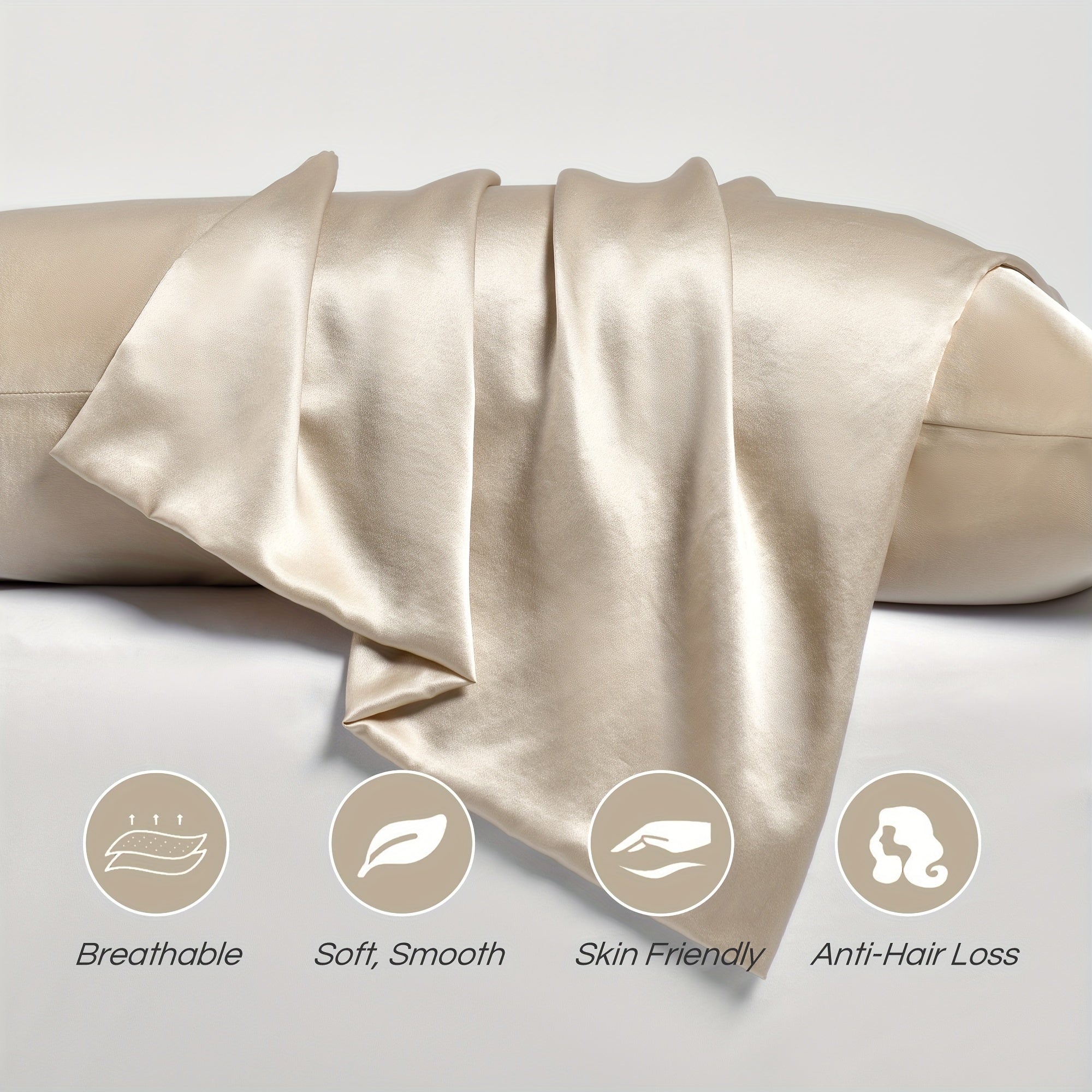 Mulberry Silk Pillowcases – Soft, Breathable, Anti-Frizz Luxury Pillow Covers - Silken &amp; Dreams