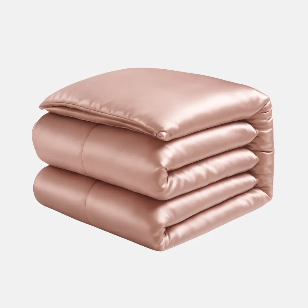 Mulberry Silk Seamless Duvet Cover – Luxury, Breathable, Hypoallergenic Bedding for Smooth Sleep - Silken &amp; Dreams