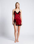 Olivia Lace Trim Nightgown – Elegant Lightweight Sleepwear for Women - Silken & Dreams