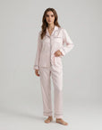 100% Silk Pajama Set for Women – Soft, Breathable, Luxury Sleepwear with Long Sleeves & Pants