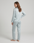 100% Silk Pajama Set for Women – Soft, Breathable, Luxury Sleepwear with Long Sleeves & Pants