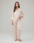 100% Silk Pajama Set for Women – Soft, Breathable, Luxury Sleepwear with Long Sleeves & Pants