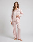 100% Silk Pajama Set for Women – Soft, Breathable, Luxury Sleepwear with Long Sleeves & Pants