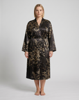Plus Size Women's Loungewear Robe – Stylish Print, Sexy Fit & Comfortable Casual Sleepwear
