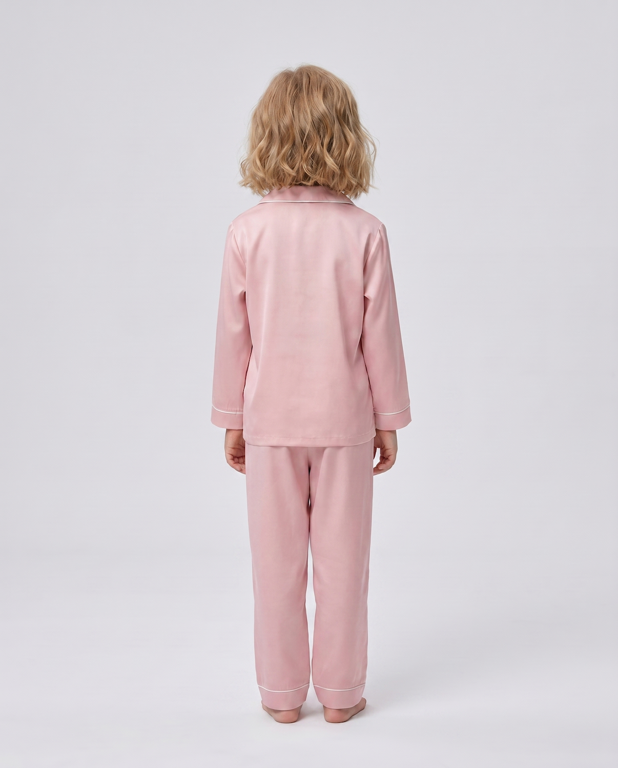 Silk Children's 3-Piece Pajama Set – Long Sleeved Top & Long Pants