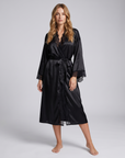 Silk Long Robe – Elegant and Comfortable Kimono Gown for Relaxing