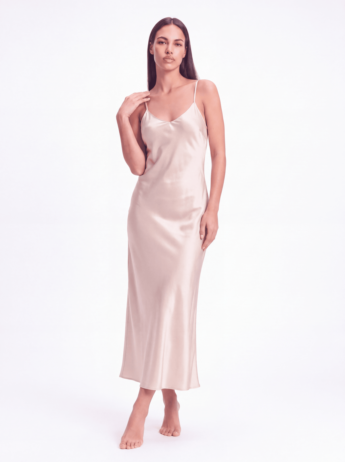 Silk Luxury Dress – Elegant, Soft &amp; Breathable for Women - Silken &amp; Dreams
