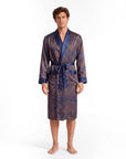 Men’s Robe – Luxurious Paisley Pattern Sleepwear