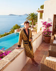 Men’s Robe – Luxurious Paisley Pattern Sleepwear