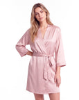 Goddess Silky Satin Robe – Lightweight, Elegant Loungewear for Women with Waist Tie - Silken & Dreams