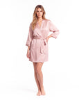 Goddess Silky Satin Robe – Lightweight, Elegant Loungewear for Women with Waist Tie - Silken & Dreams