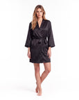 Goddess Silky Satin Robe – Lightweight, Elegant Loungewear for Women with Waist Tie - Silken & Dreams