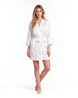 Goddess Silky Satin Robe – Lightweight, Elegant Loungewear for Women with Waist Tie - Silken & Dreams