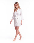 Goddess Silky Satin Robe – Lightweight, Elegant Loungewear for Women with Waist Tie - Silken & Dreams