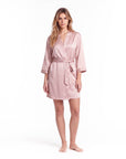 Goddess Silky Satin Robe – Lightweight, Elegant Loungewear for Women with Waist Tie - Silken & Dreams