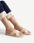 Women Satin Non-Slip Indoor Slippers Soft Bottom Slide Shoes