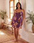 Women's Printed Camisole Nightdress – Plus Size Loose Fit Sleeveless Sleep Dress