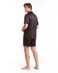 Men’s Long-Sleeve Pajama Set – Two-Piece Plaid Loungewear
