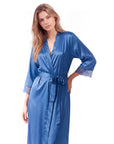Lace Robes – Bridesmaid and Bride Wedding Long Robe, Elegant Bathrobe and Lingerie Robe for Women