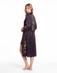 Shira Satin Nightdress – Chic Silky Sleepwear with Open Back Design