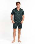 Men’s Long-Sleeve Pajama Set – Two-Piece Plaid Loungewear