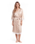Lace Robes – Bridesmaid and Bride Wedding Long Robe, Elegant Bathrobe and Lingerie Robe for Women