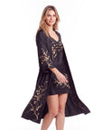 Shira Satin Nightdress – Chic Silky Sleepwear with Open Back Design