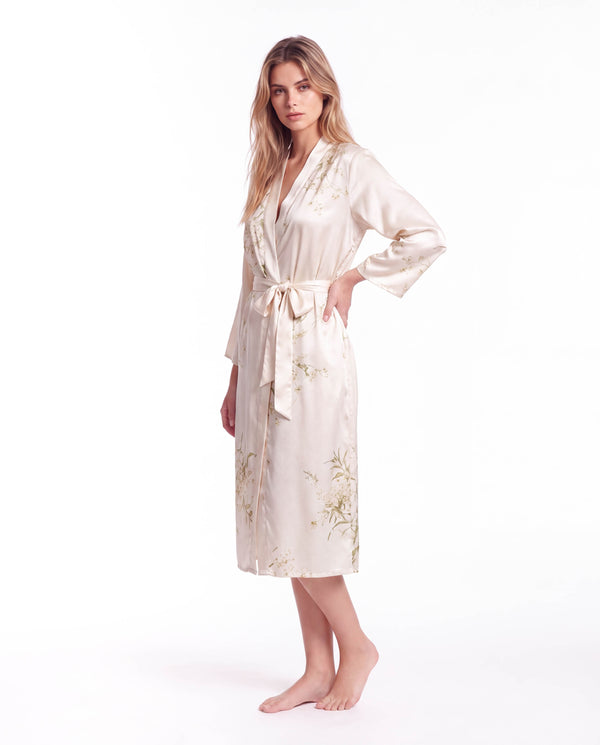 Charlie Satin Night robe – Silky Sleeveless Slip Dress for Women - Silken & Dreams