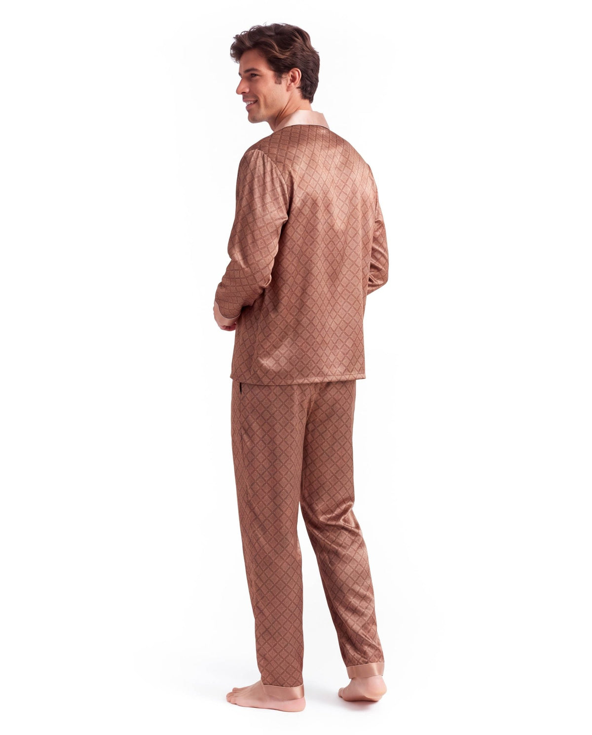 Men’s Pajama Set – Lightweight Long &amp; Short Sleeve Sleepwear for All Seasons