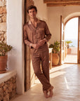 Men’s Pajama Set – Lightweight Long & Short Sleeve Sleepwear for All Seasons