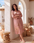 Plus Size Women's Loungewear Robe – Stylish Print, Sexy Fit & Comfortable Casual Sleepwear