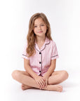 Kids Summer Pajama Set – Short Sleeve Top & Comfy Shorts Sleepwear for Boys and Girls