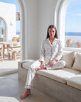 Women's Pajama Set – Soft, Lightweight Sleepwear with Long Sleeve Top & Pants - Silken & Dreams
