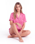 Silk Pajama Set – Short-Sleeved Sleepwear for Women