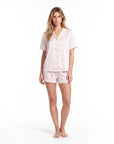 Silk Pajama Set – Short-Sleeved Sleepwear for Women