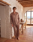 Men’s Pajama Set – Lightweight Long & Short Sleeve Sleepwear for All Seasons