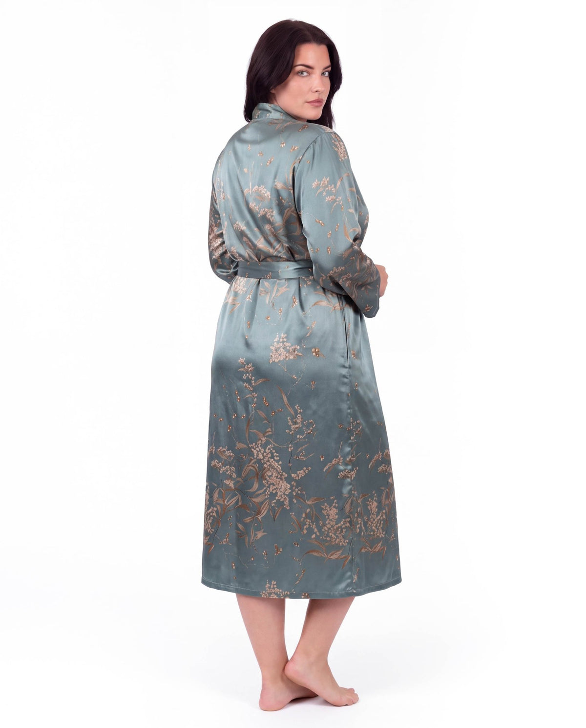 Plus Size Women's Loungewear Robe – Stylish Print, Sexy Fit &amp; Comfortable Casual Sleepwear