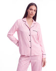 Women's Satin Silk Pajama Set – Soft, Lightweight Sleepwear with Long Sleeve Top & Pants - Silken & Dreams