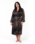 Plus Size Women's Loungewear Robe – Stylish Print, Sexy Fit & Comfortable Casual Sleepwear
